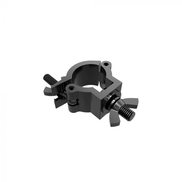 JR SNAP CLAMP BLK BLACK POWDER COAT MEDIUM DUTY QUICK SNAP HOOK STYLE JR CLAMP - MAX